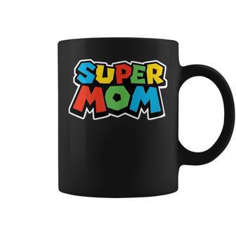 Divertido Y Lindo Equipo Deúper Mamá Para El Cumpleaños De Mamá Día De La Madre Taza de café - Regaloses