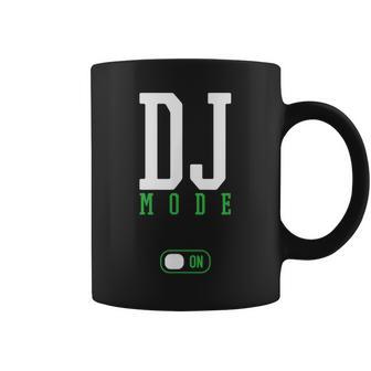 Dj Mode On Divertido Regalo De La Mesa Giratoria De Dj De La Música Taza de café - Regaloses