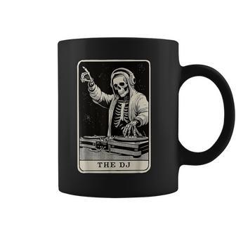 The Dj Tarot Card Skeleton Music Deck Party Major Arcana Coffee Mug - Thegiftio UK