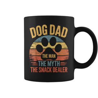 Dog Dad The Man The Myth The Snack Dealer Dad Coffee Mug - Thegiftio