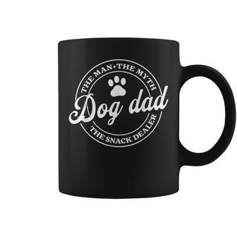 Dog Dad The Man The Myth The Snack Dealer Father's Day Coffee Mug - Thegiftio UK