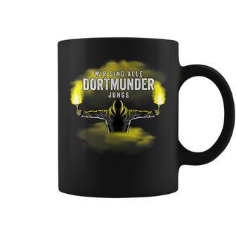 Dortmunder Jungs Fussball Dortmund Pyro Bengalo Tassen - Seseable