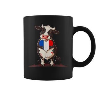 Drapeau Français En Forme De Cœur Deache France Racines Françaises Fierté Française Tasse - Cadeauxyz