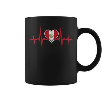 Drapeau Péruvien Fierté Péruvienne Racines Péruviennes Drapeau Péruvien Tasse - Cadeauxyz