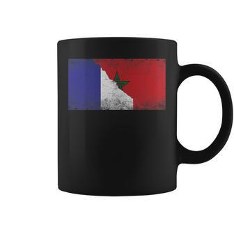 Drapeaux France Et Maroc Marocain Français Tasse - Cadeauxyz
