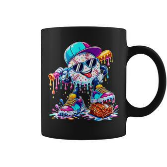 Dripping Drip Ice Cream Baseball Apparel Youth Kids Boys Coffee Mug - Thegiftio UK