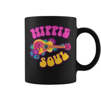 Drôle Tenue Hippie Guitare Costume Hippy Homme Tasse - Cadeauxyz