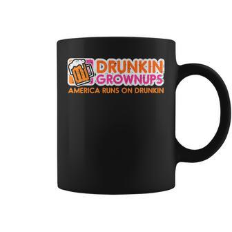 Drunkin Grownups Saying Drinking Humor Party Women Coffee Mug | Seseable UK