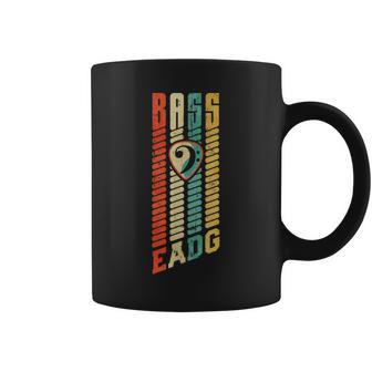 Eadgintage Bass Cleftrings Para Bajista Taza de café - Regaloses