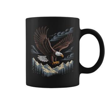Eagle Bird Mountains Coffee Mug - Thegiftio UK
