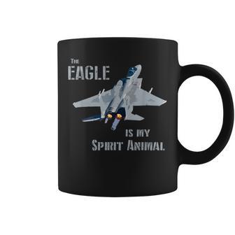The Eagle Is Mypirit Animal F-15 戦闘機 飛行機 コーヒーマグ - Kawaiitshirt