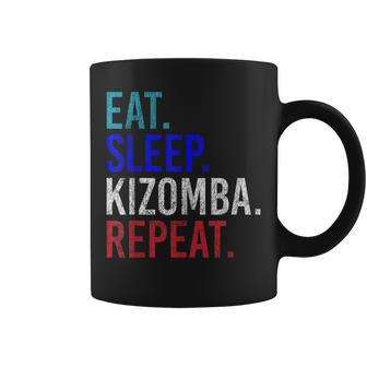 Eatleep Kizomba Repeat Kiz Parejas De Baile En La Escuela De Baile Kiz Taza de café - Regaloses