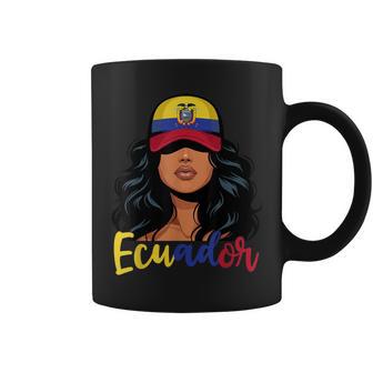 Ecuadorian Girl Ecuador Flag Proud Ecuatoriana Women Coffee Mug - Thegiftio UK