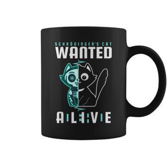 El Gato Dechrödinger Quería Dead And Alive Físico Taza de café - Regaloses