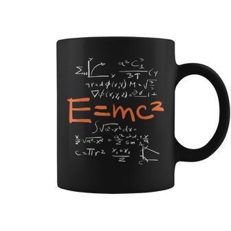 EMc2 Ciencia Ecuaciones Matemáticas Física Fórmula Teoría De Einstein Taza de café - Regaloses