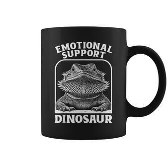 Emotional Support Dinosaur Bearded Dragon Lizard Coffee Mug - Thegiftio UK