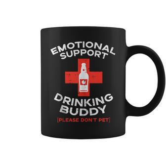Emotional Support Drinking Buddy Pet Saying Women Coffee Mug - Thegiftio UK