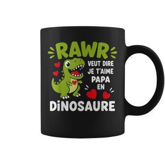 Enfant Amour Fête Des Pères Humour Dinosaure Je T'aime Papa Tasse - Cadeauxyz