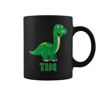 Enfant Nom Du Dinosaure Dino Tim Tasse - Cadeauxyz