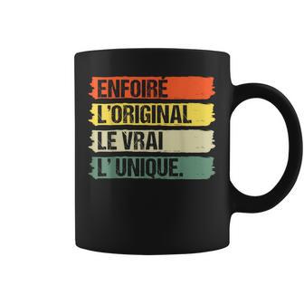 Enfoiré L' Original Lerai L' Unique Humour Cadeauintage Tasse - Cadeauxyz