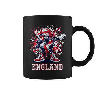 England Dabbing Soccer Ball Graffiti English Football Father Coffee Mug - Thegiftio