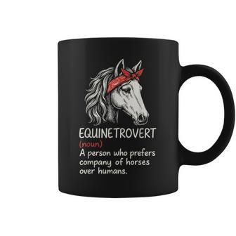 Equinetrovert Definition Horse Lover Coffee Mug - Thegiftio UK