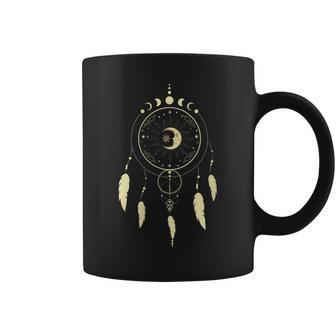 Es Chicas Atrapasueñosol Luna Espiritual Cuello Taza de café - Regaloses