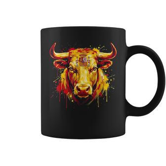 España Esp 26 Fan Bandera De Toro Español Arte Empoderador Taza de café - Regaloses