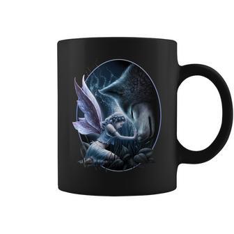 Espiral Original -Agrado Bond Hada Y Lobo Manga Larga Taza de café - Regaloses