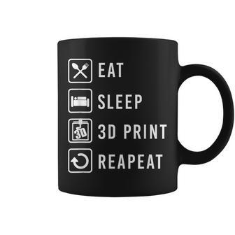 Esseniechlaf 3D-Druck Wiederholen 3D-Druck Nerd 3D-Drucker Geschenk Tassen - Seseable