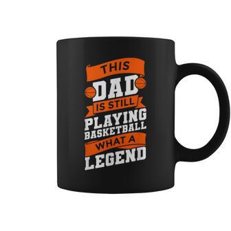 Este Padreigue Jugando Al Baloncesto Padre Baloncesto Papá Taza de café - Regaloses