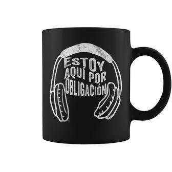 Estoy Aquí Por Obligación Humorísticoideojuegos Gamer Meme In Mangas Taza de café - Regaloses
