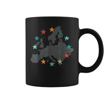 Europa Unión Europea 12 Estrellas Por Europa Taza de café - Regaloses
