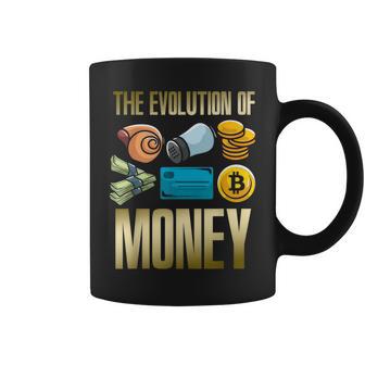Evolution Of Money お金の進化 ビットコインプランb 暗号通貨btc ホドル コーヒーマグ - Kawaiitshirt