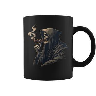 Excellent Costume De Mort Pour Les Faucheurs Et Les Amateurs De Tabac Tasse - Cadeauxyz