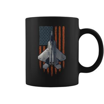 F-22 Raptor Usa Flag Coffee Mug - Thegiftio UK