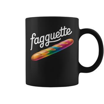 Fagquette Rainbow Bread Humorous Lgbtq Pride Bakery Coffee Mug - Thegiftio UK
