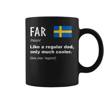 Far Swedish Dad Definition Fathers Day Coffee Mug - Thegiftio UK