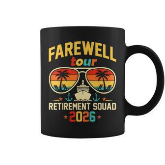 Farewell Vintage Tour Retirement Squad 2026 Sunglasses Beach Coffee Mug | Mazezy