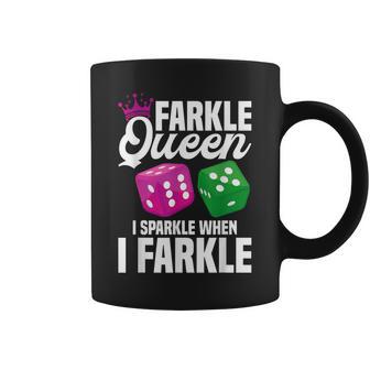 Farkle Game Night Dice Lover Sparkle Tournament Farkle Coffee Mug - Thegiftio