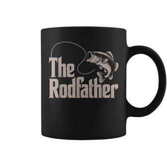 Father Day The Rodfather Dad Fishing From Daughter Son Coffee Mug - Thegiftio UK