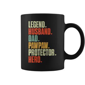 Father's Day Legend Husband Dad Pawpaw Protector Hero Coffee Mug - Thegiftio