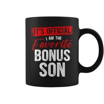 I Am The Favorite Bonus Son Step Son Coffee Mug - Thegiftio