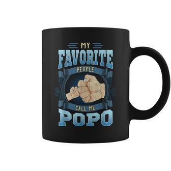 My Favorite People Call Me Popo Popo Fathers Day Coffee Mug - Thegiftio UK