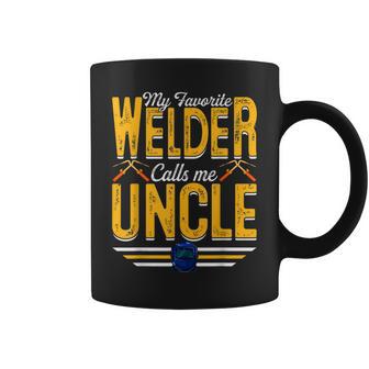 My Favorite Welder Calls Me Uncle Welding Papa Men Coffee Mug - Thegiftio UK