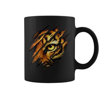 Fearless Tiger Eye Safari Zoo Wildlife Animal Zookeeper Coffee Mug - Thegiftio UK