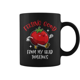 Feeling Really Good From Head トマト ビーガン ベジ愛好家 コーヒーマグ - Kawaiitshirt
