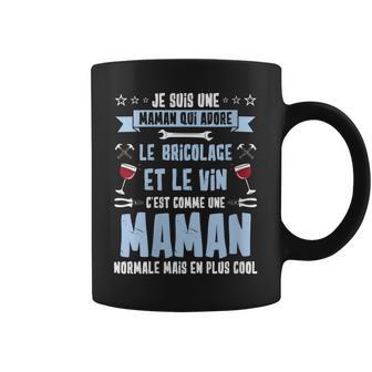 Fête Des Mères Rigolo Maman Bricoleuse Outils Travaux Apéro Tasse - Cadeauxyz
