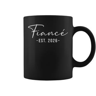 Fiance Est 2026 Future Husband Engaged Wedding Engagement Coffee Mug - Thegiftio UK