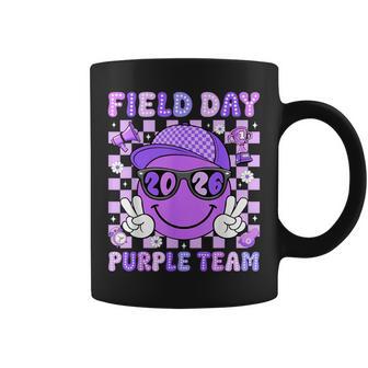Field Day 2026 Purple Team Smile Face Sports School Boy Kids Coffee Mug - Thegiftio